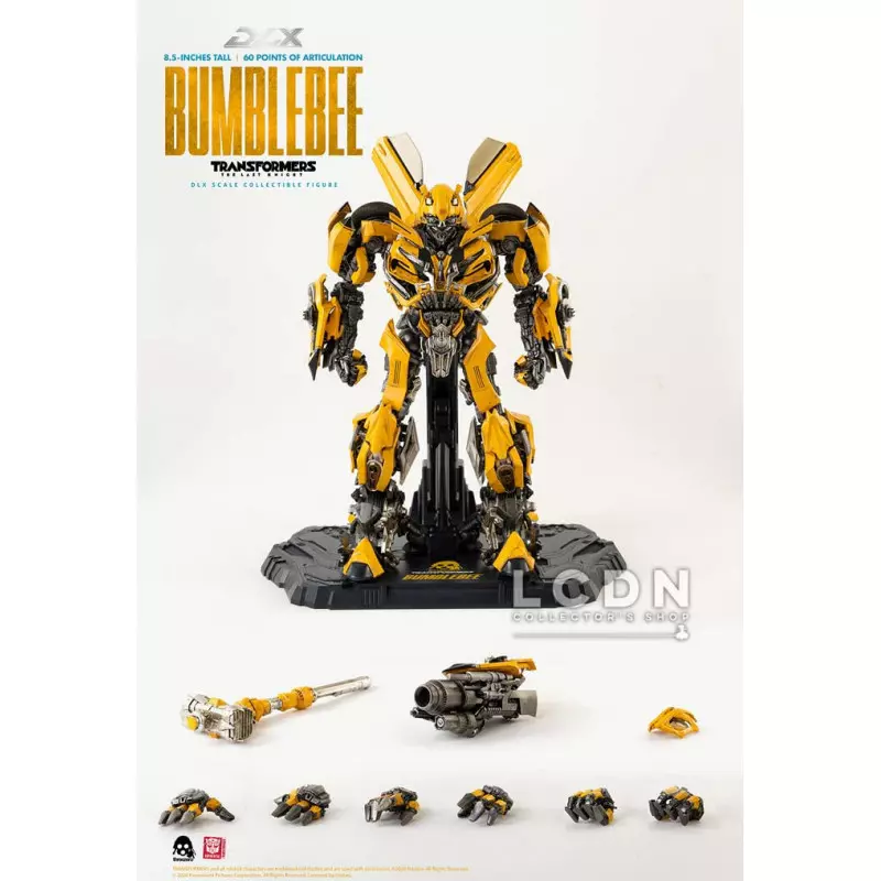 Transformers 5 The Last Knight Bumblebee DLX Scale Collectible Figure 22cm 3Z0164 Threezero