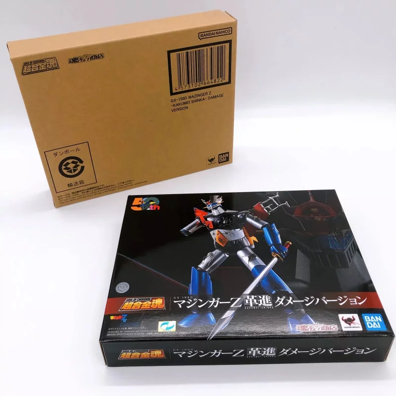 Great Mazinger Action Figure Diecast Soul of Chogokin GX-105D Great Mazinger Z Kakumei Shinka Damage Ver. 17cm
