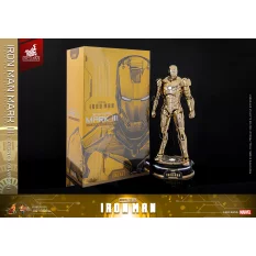 Hot Toys MMS764D69 Iron Man Collectible Action Figurine 1/6 Iron Man Mark III (Golden Color Version) 32cm *Hot Toys Exclusive*