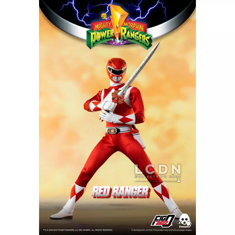 Mighty Morphin Power Rangers 1/6 Action Figurine Ranger Rouge ( Red Ranger ) 30cm Threezero 3Z0195