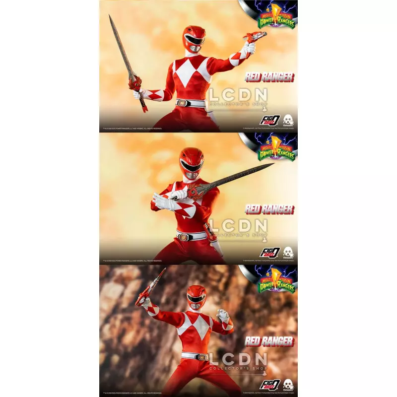 Mighty Morphin Power Rangers 1/6 Action Figurine Ranger Rouge ( Red Ranger ) 30cm Threezero 3Z0195