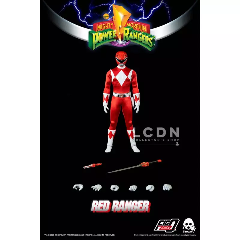 Mighty Morphin Power Rangers 1/6 Action Figurine Ranger Rouge ( Red Ranger ) 30cm Threezero 3Z0195