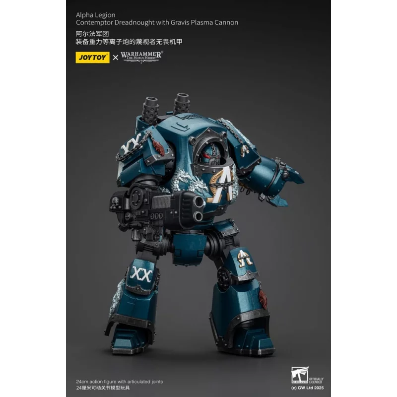 Warhammer The Horus Heresy Action Figure 1/18 Alpha Legion Contemptor Dreadnought with Gravis Plasma Cannon 24cm
