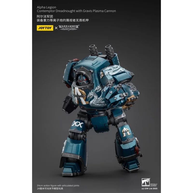 Warhammer The Horus Heresy Action Figure 1/18 Alpha Legion Contemptor Dreadnought with Gravis Plasma Cannon 24cm