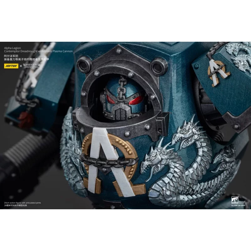 Warhammer The Horus Heresy Action Figure 1/18 Alpha Legion Contemptor Dreadnought with Gravis Plasma Cannon 24cm
