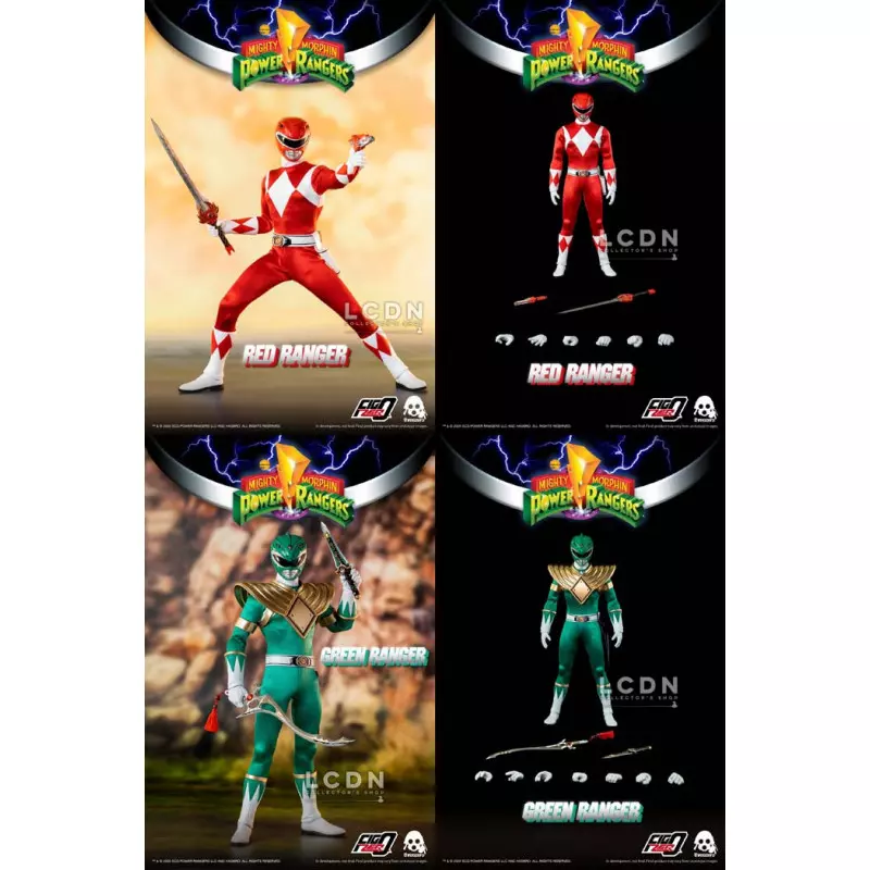 Lot De 10 Figurines Power Rangers Années 90 – Bandai, Collection Vintage