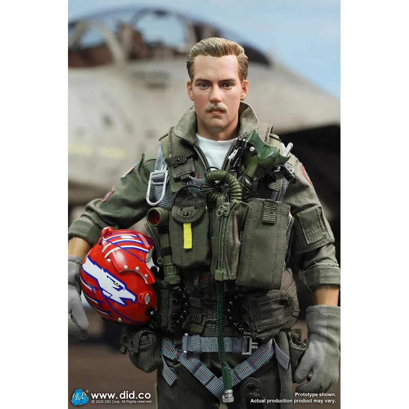 US Navy Fighter F-14 Pilot Tom &amp; Nick Collectible Action Figurine 1/6 DID MA80182