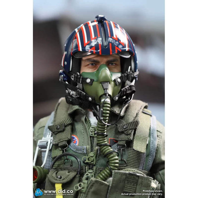 US Navy Fighter F-14 Pilot Tom &amp; Nick Collectible Action Figurine 1/6 DID MA80182