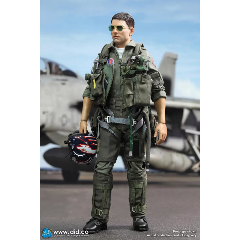 US Navy Fighter F-14 Pilot Tom &amp; Nick Collectible Action Figurine 1/6 DID MA80182