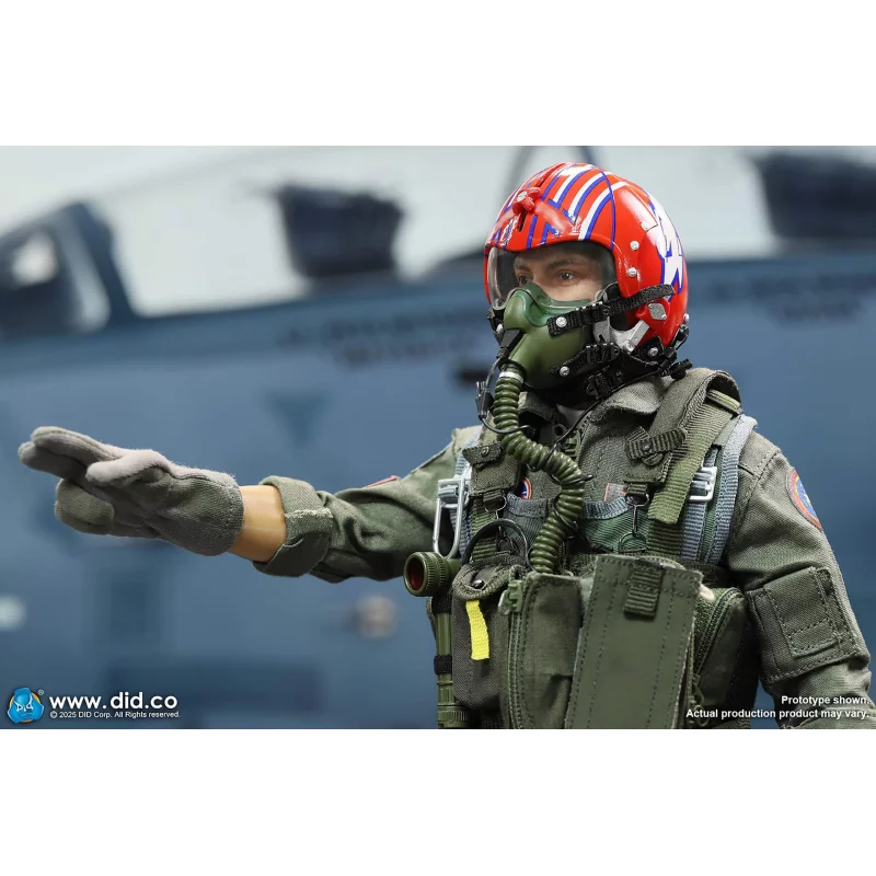 US Navy Fighter F-14 Pilot Tom &amp; Nick Collectible Action Figurine 1/6 DID MA80182