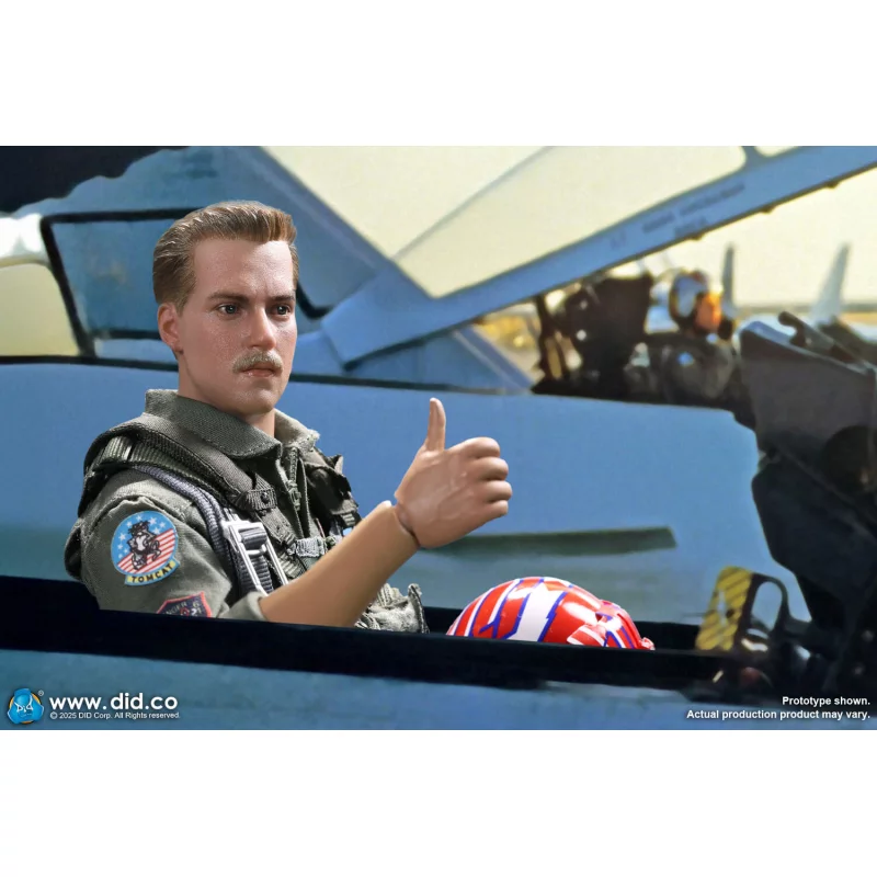 US Navy Fighter F-14 Pilot Tom &amp; Nick Collectible Action Figurine 1/6 DID MA80182