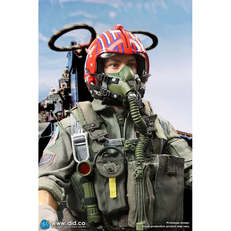 US Navy Fighter F-14 Pilot Tom &amp; Nick Collectible Action Figurine 1/6 DID MA80182