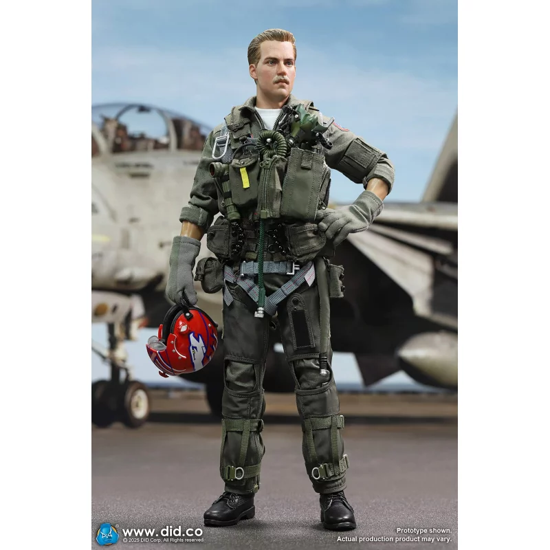 US Navy Fighter F-14 Pilot Tom &amp; Nick Collectible Action Figurine 1/6 DID MA80182
