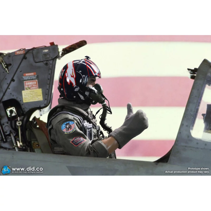 US Navy Fighter F-14 Pilot Tom &amp; Nick Collectible Action Figurine 1/6 DID MA80182
