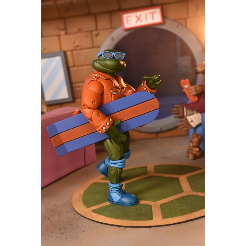 Teenage Mutant Ninja Turtles (Cartoon) Pack of 2 Action Figures Punk Leo and Punk Raph 18cm