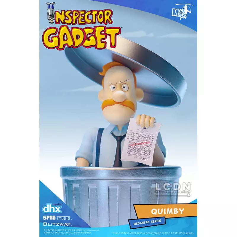 Inspector Gadget MEGAHERO Chief Quimby 1/12 Figure 15cm