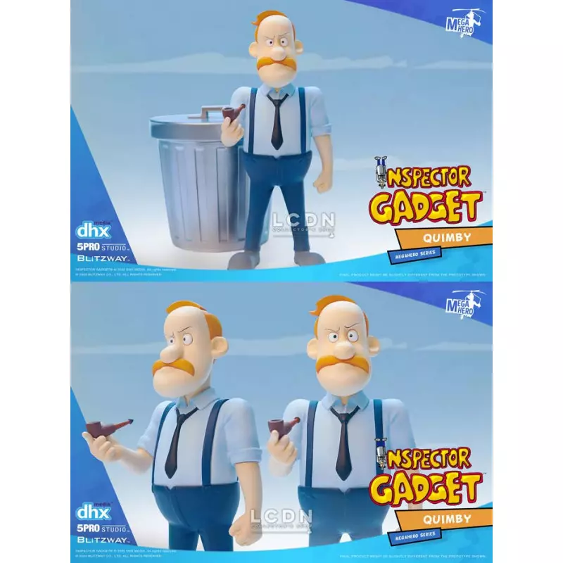 Inspector Gadget MEGAHERO Chief Quimby 1/12 Figure 15cm