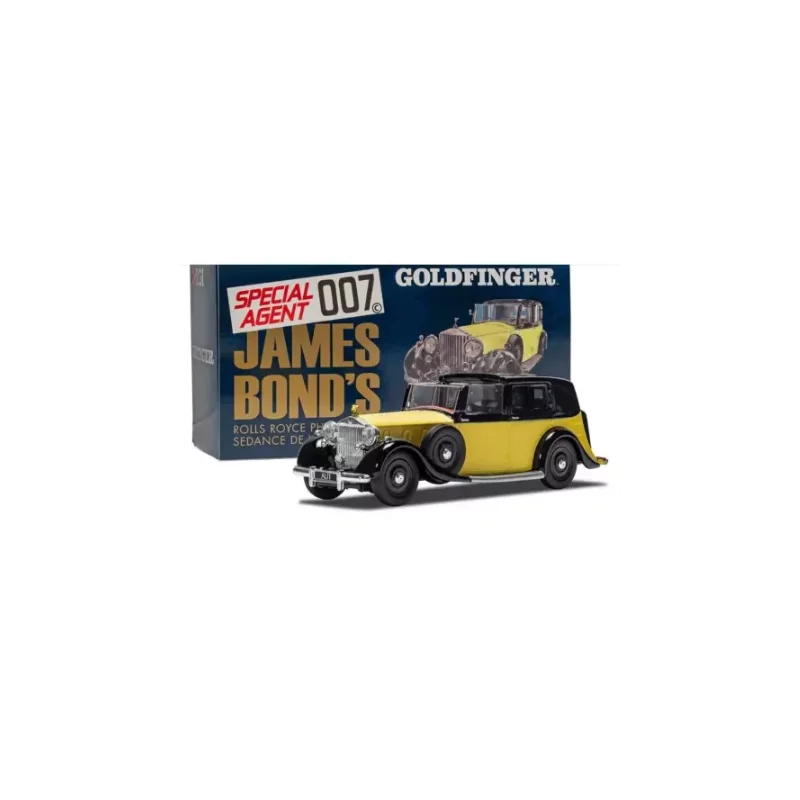 Goldfinger James Bond Rolls Royce Sedance de Ville 1/36