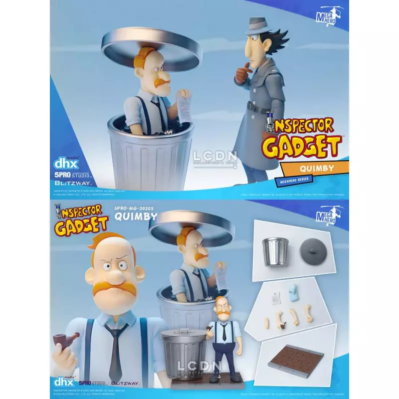Inspector Gadget MEGAHERO Chief Quimby 1/12 Figure 15cm
