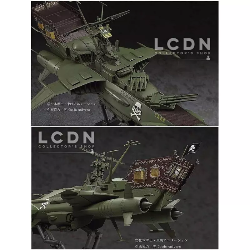 Captain Harlock Space Pirate Battleship Model Kit 1/1500 CW05