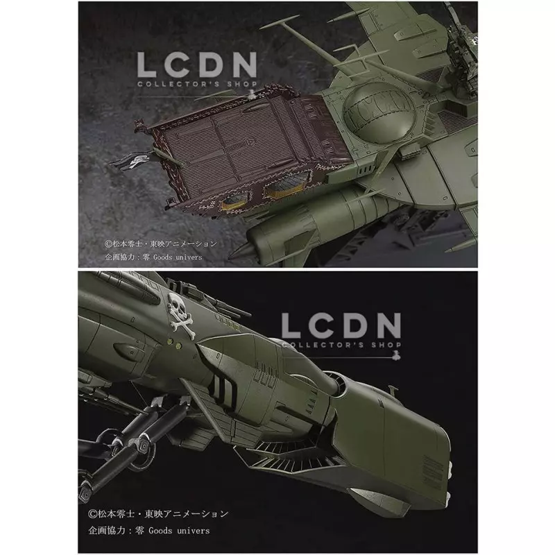 Captain Harlock Space Pirate Battleship Model Kit 1/1500 CW05