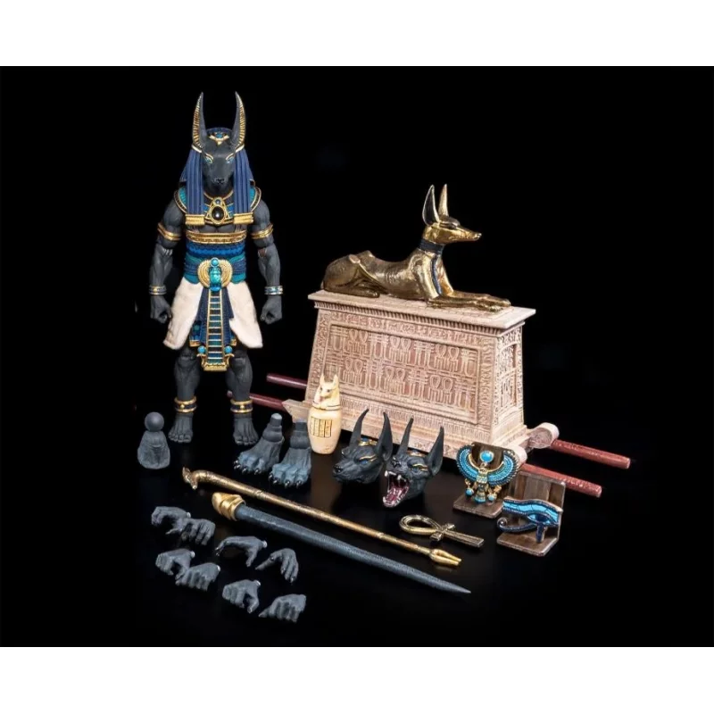 Figura Obscura Action Figure Anubis Black & Blue 15cm FOUR Figura Obscura Action Figure Anubis Black & Blue 15cm FOUR