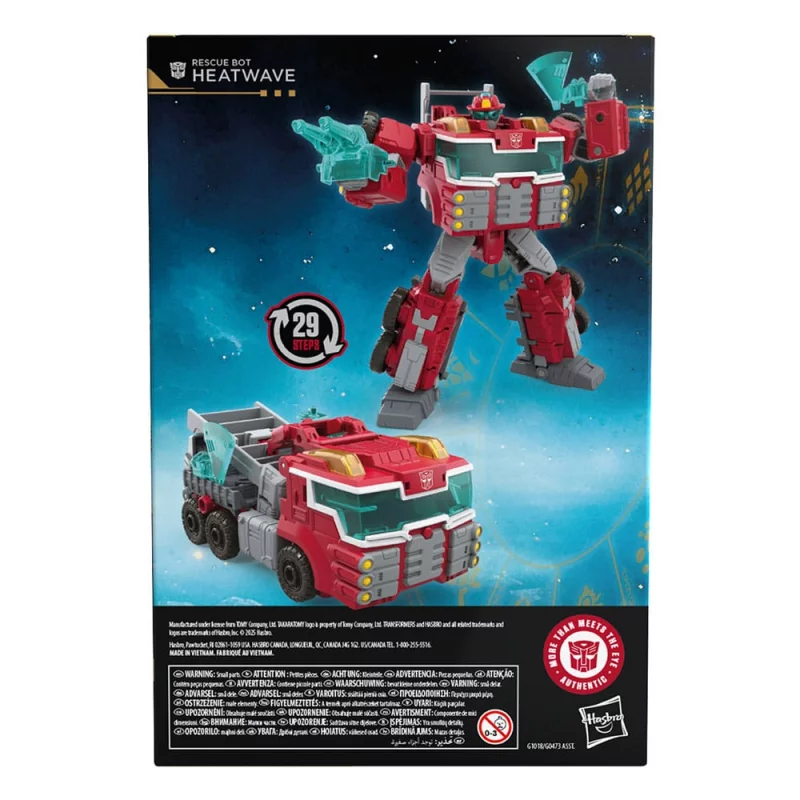 Transformers Age of the Primes Action Figure Voyager Class Rescue Bot Heatwave 18cm
