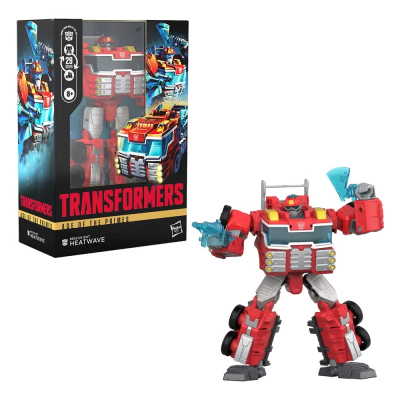 Transformers Age of the Primes Action Figure Voyager Class Rescue Bot Heatwave 18cm