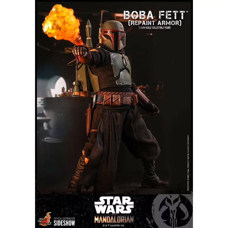 Hot Toys TMS055 Star Wars The Mandalorian Collectible Action Figure 1/6 Boba Fett (Repaint Armor) (Special Edition) 30cm