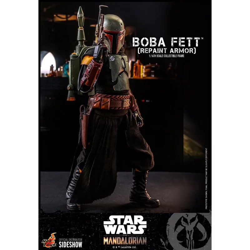 Hot Toys TMS055 Star Wars The Mandalorian Collectible Action Figure 1/6 Boba Fett (Repaint Armor) (Special Edition) 30cm