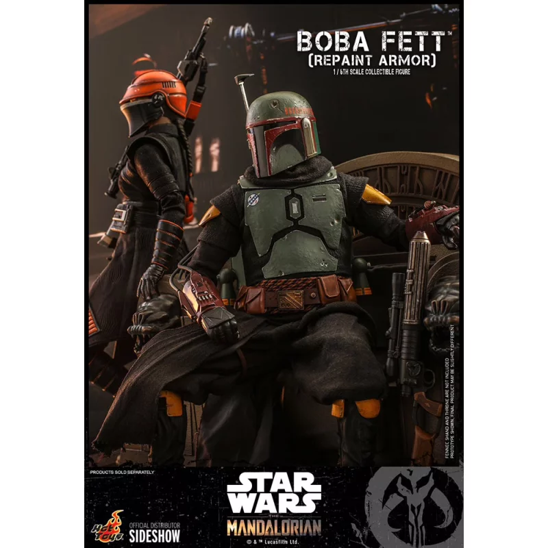 Hot Toys TMS055 Star Wars The Mandalorian Collectible Action Figure 1/6 Boba Fett (Repaint Armor) (Special Edition) 30cm