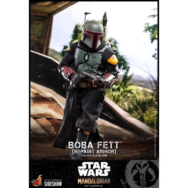 Hot Toys TMS055 Star Wars The Mandalorian Collectible Action Figure 1/6 Boba Fett (Repaint Armor) (Special Edition) 30cm