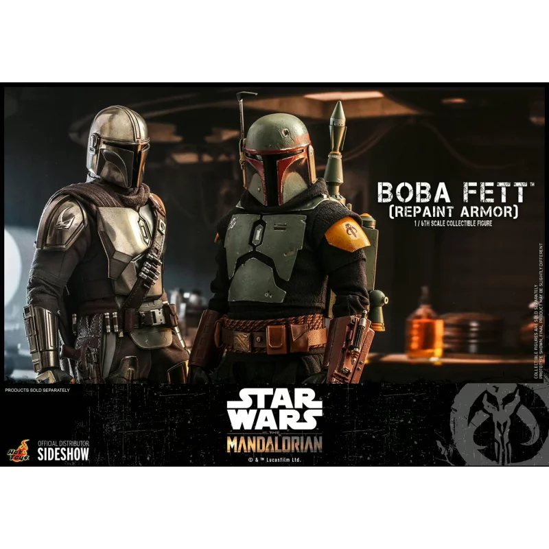Hot Toys TMS055 Star Wars The Mandalorian Collectible Action Figure 1/6 Boba Fett (Repaint Armor) (Special Edition) 30cm