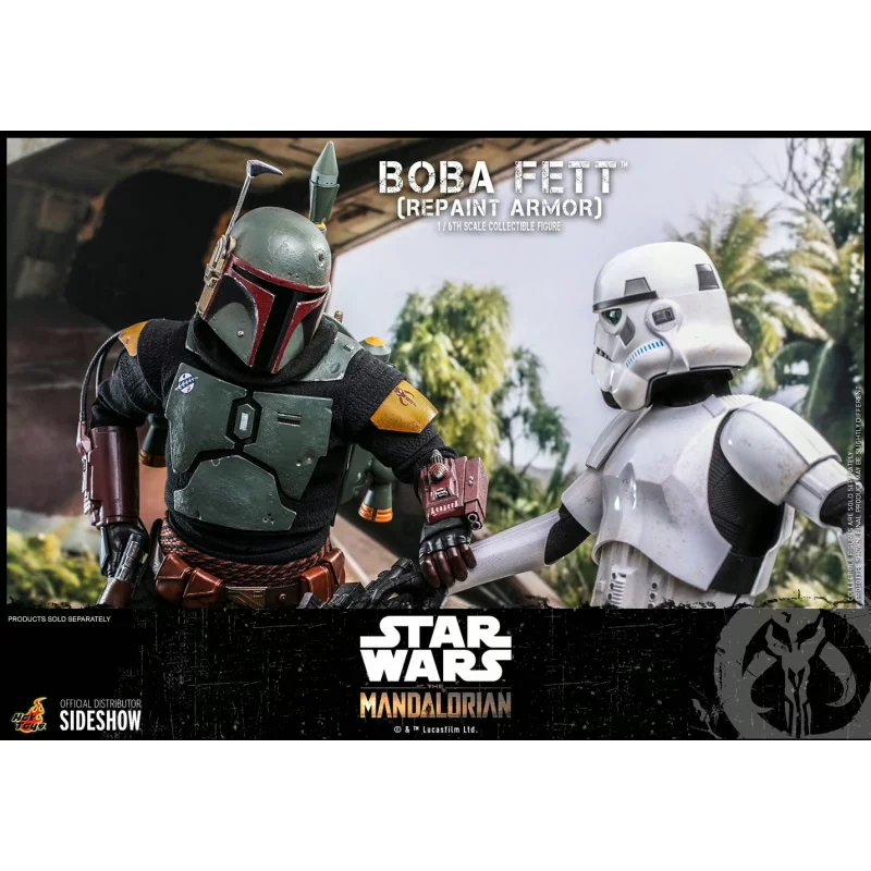 Hot Toys TMS055 Star Wars The Mandalorian Collectible Action Figure 1/6 Boba Fett (Repaint Armor) (Special Edition) 30cm