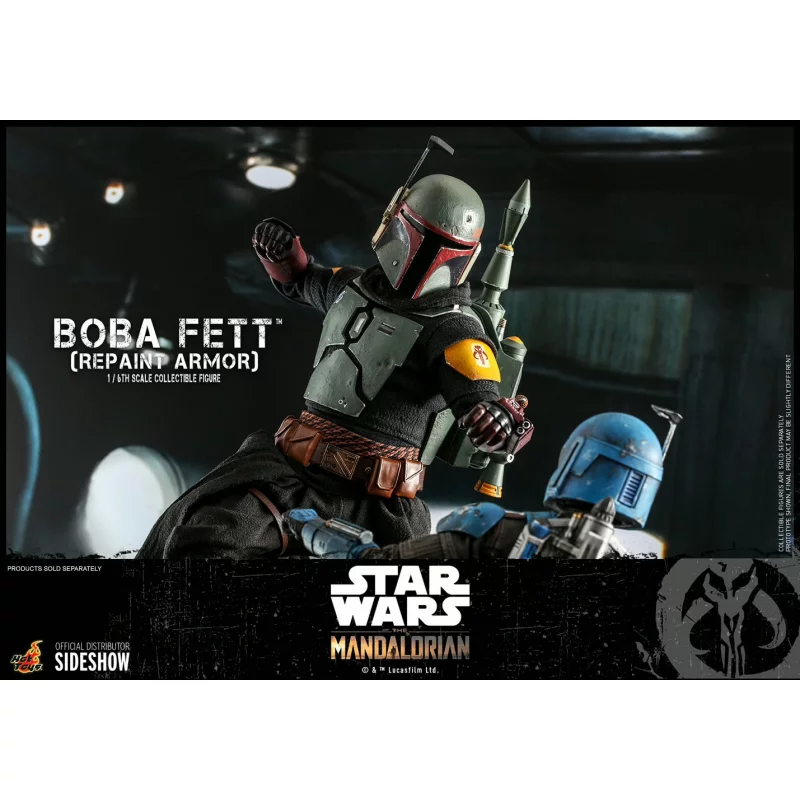 Hot Toys TMS055 Star Wars The Mandalorian Collectible Action Figure 1/6 Boba Fett (Repaint Armor) (Special Edition) 30cm
