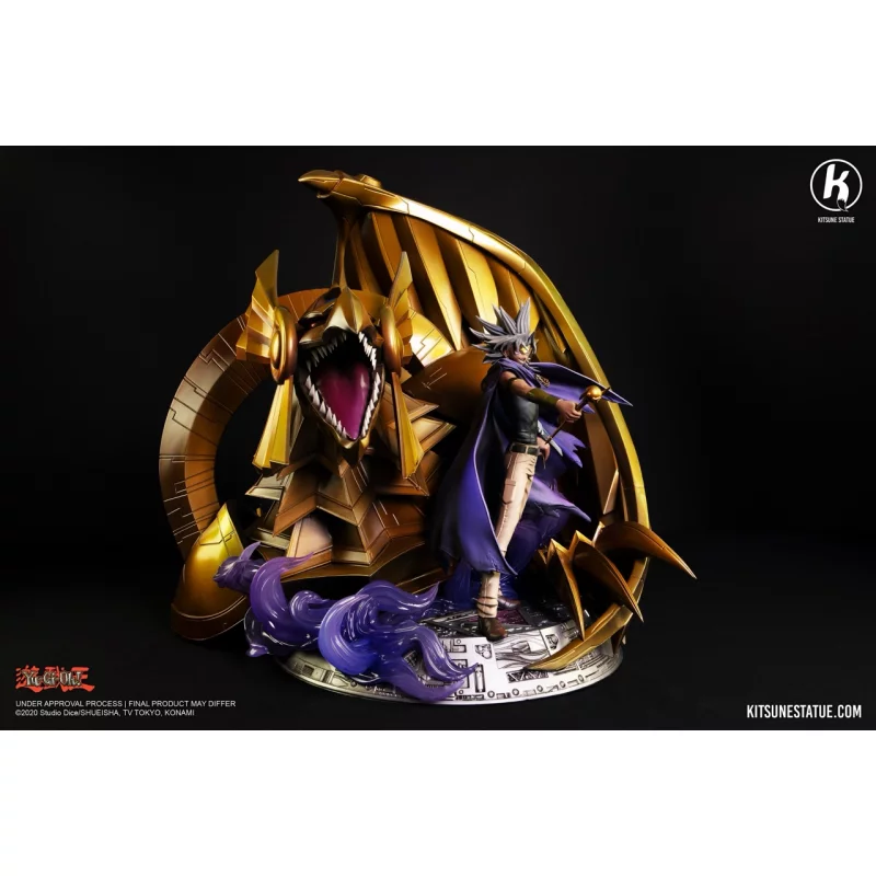 Yu-Gi-Oh Statue 1/7 Marik et le Dragon Ailé de Râ 46cm Kitsune