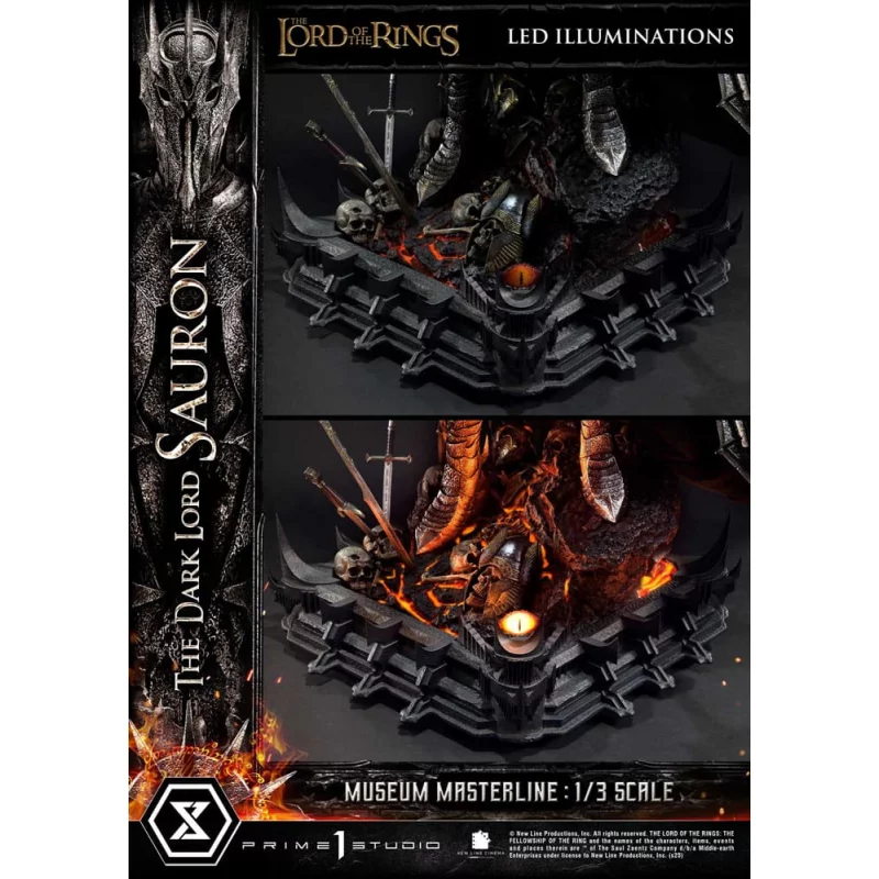 Le Seigneur des Anneaux Statue 1/3 The Dark Lord Sauron 117cm
