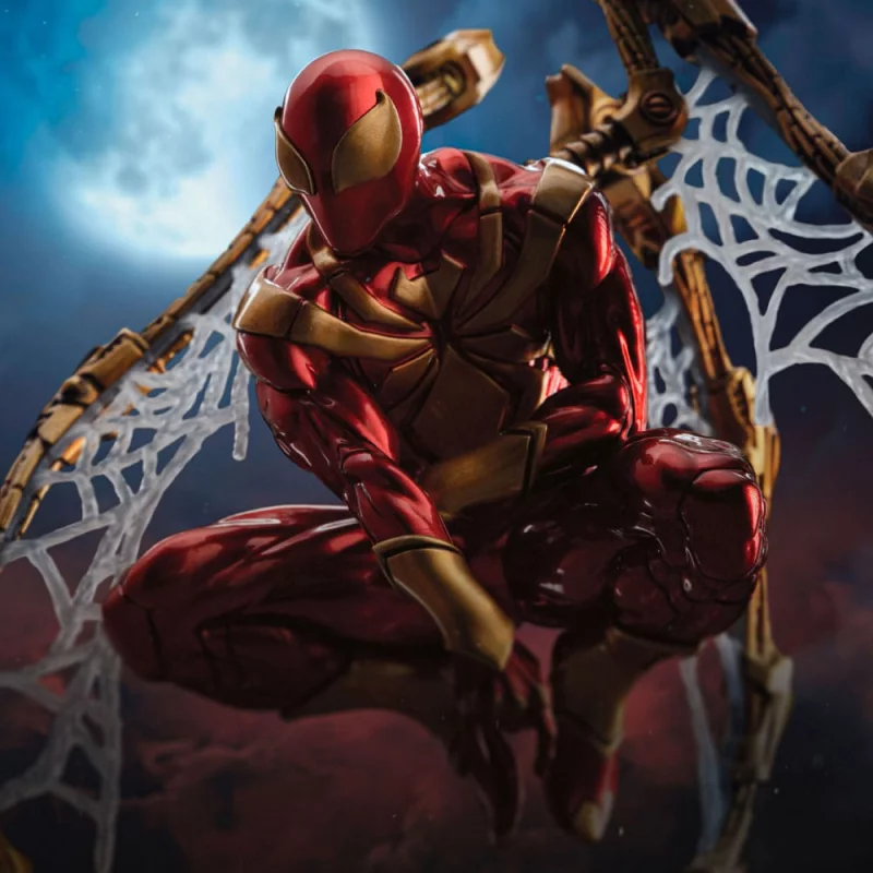 Marvel Statue Art Scale Deluxe 1/10 Spider-man Iron Armor Comics (CCXP Exclusive 2024) 24cm