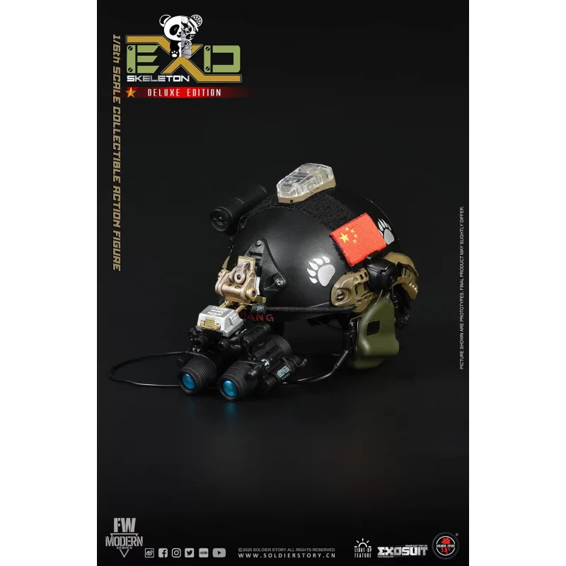 EXO-Skeleton Armor Suit Test-03 Panda Division Deluxe ver. Collectible Action Figure 1/6 Soldier Story SS142