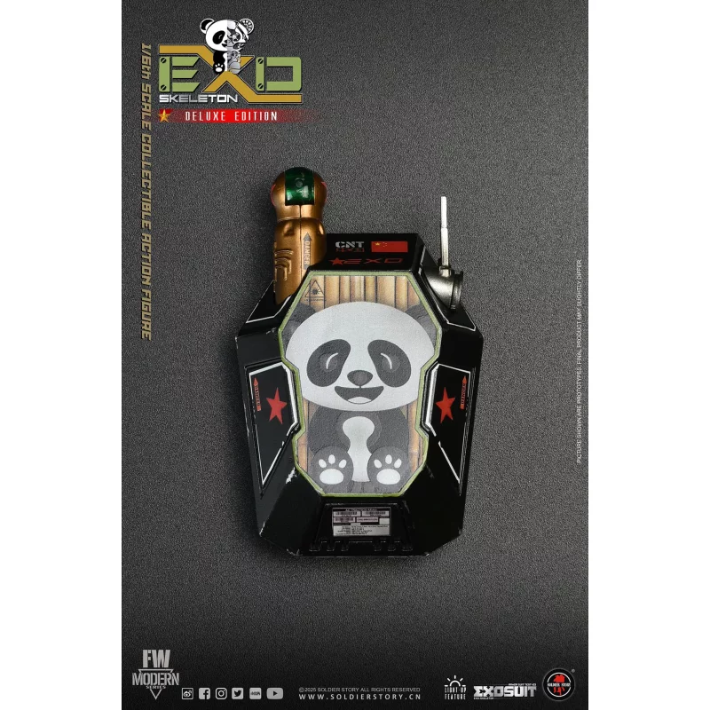 EXO-Skeleton Armor Suit Test-03 Panda Division Deluxe ver. Collectible Action Figure 1/6 Soldier Story SS142