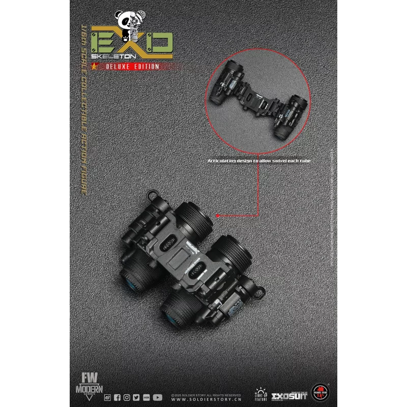 EXO-Skeleton Armor Suit Test-03 Panda Division Deluxe ver. Collectible Action Figure 1/6 Soldier Story SS142