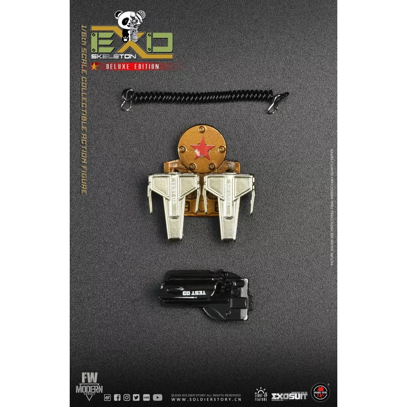 EXO-Skeleton Armor Suit Test-03 Panda Division Deluxe ver. Collectible Action Figure 1/6 Soldier Story SS142