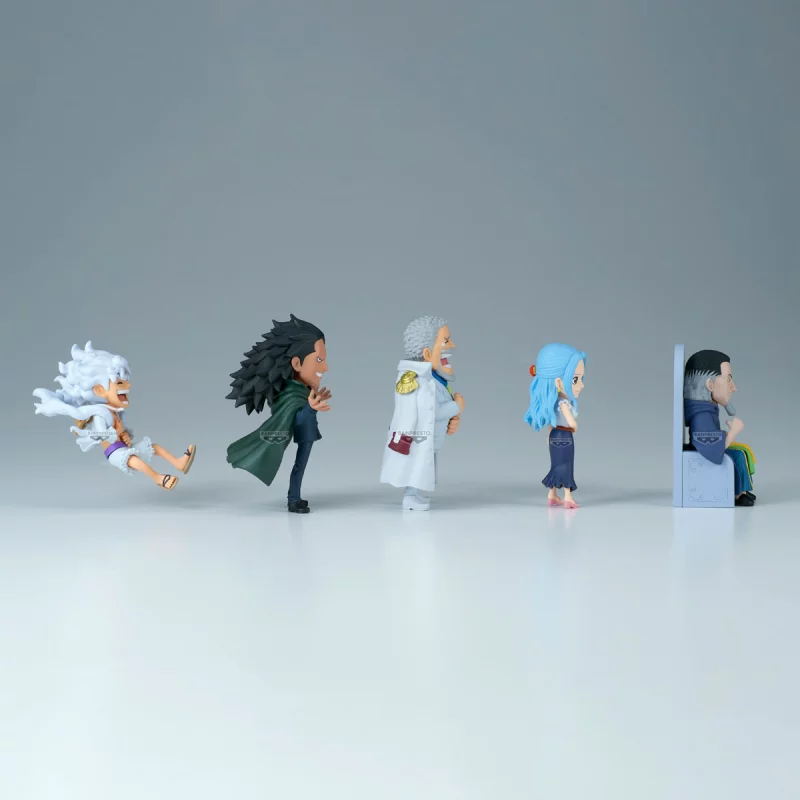 One Piece Set of 5 Figures WCF Parent-child Bloodline 1 7cm