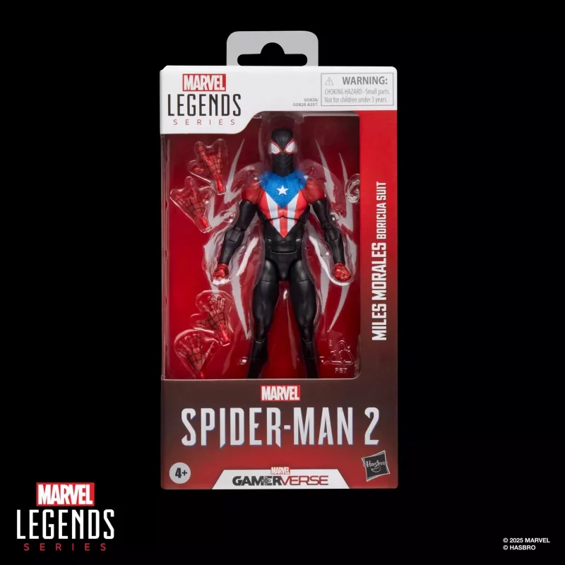 Marvel Legends Series Gamerverse Action Figure Miles Morales Boricua Suit 15cm