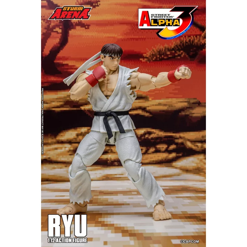 Street Fighter Alpha 3 RYU Storm Toys Arena Action Figurine 1/12