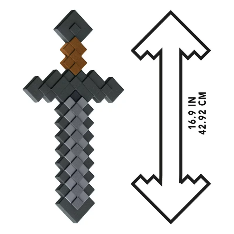 Minecraft Réplique Roleplay Épée en pierre 43cm
