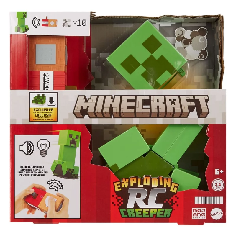 Minecraft Figurine Radiocommandé Exploding Creeper 25cm