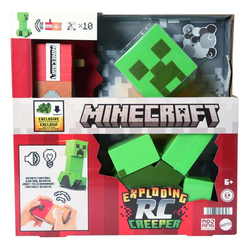 Minecraft Figurine Radiocommandé Exploding Creeper 25cm