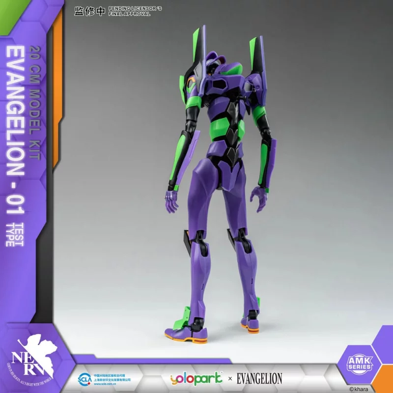 Neon Genesis Evangelion Figurine Plastic Model Kit AMK Series Eva-01 20cm