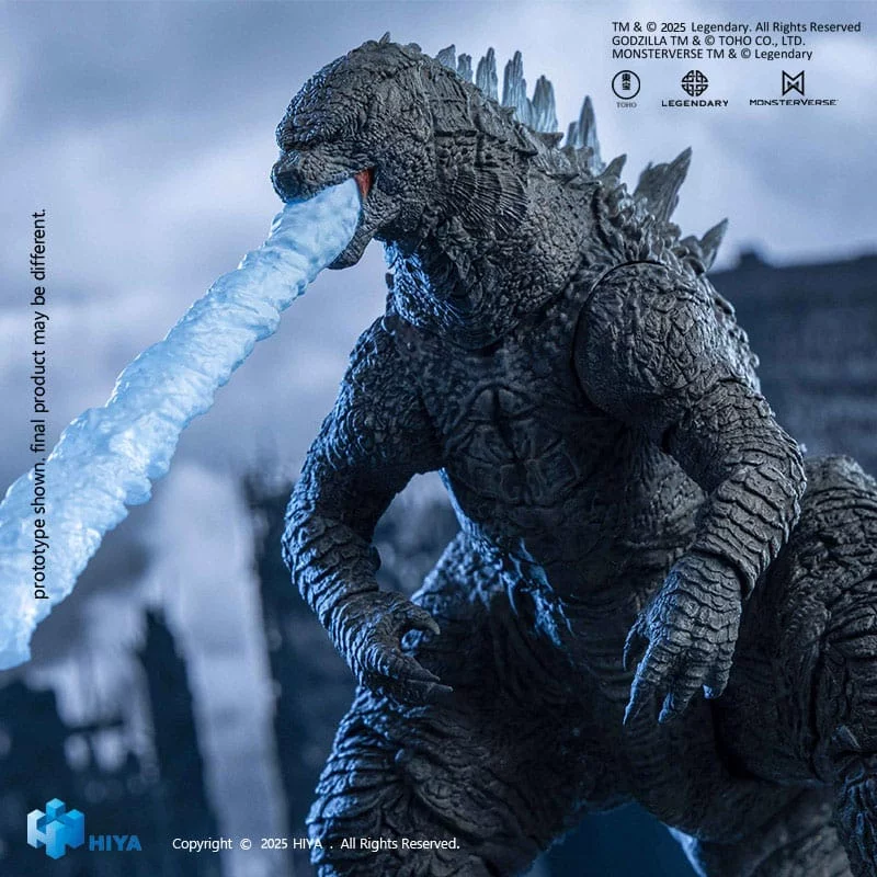 Godzilla 2014 Action Figure Exquisite Basic+ Godzilla Translucent Ver. 18cm